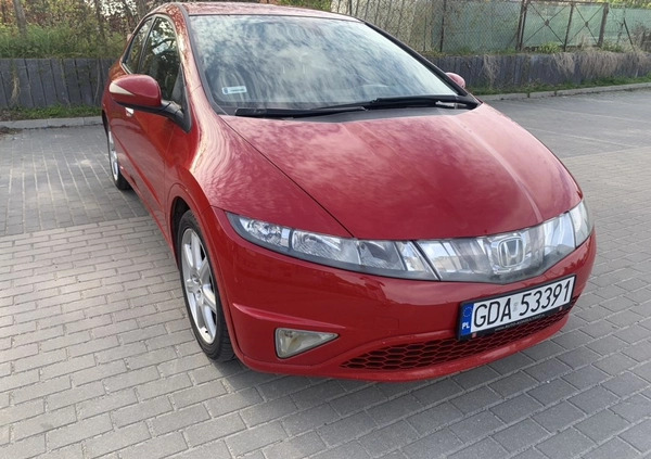 Honda Civic cena 26000 przebieg: 205000, rok produkcji 2008 z Chełmża małe 106